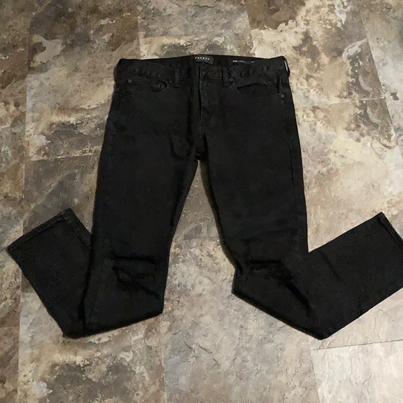 MEN’S - PacSun Distressed Black Skinny Jeans - Picture 2 of 5